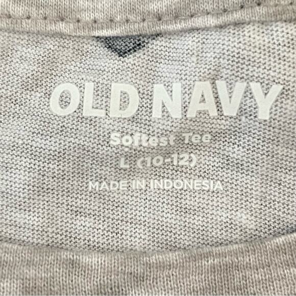 NWOT Old Navy Softest Printed Long-Sleeve T Shirt for Girls Harts Gray Large 
B9 - Picture 2 of 3